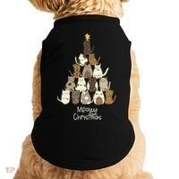 Meowy Christmas Cat Lover   Doggie Tank thumb 0