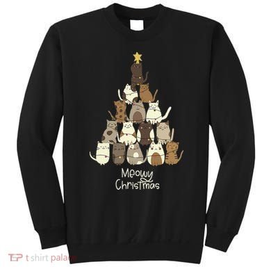 Meowy Christmas Cat Lover   Sweatshirt