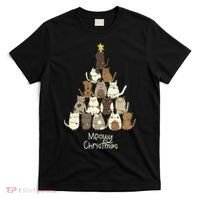 Meowy Christmas Cat Lover   T-Shirt thumb 0