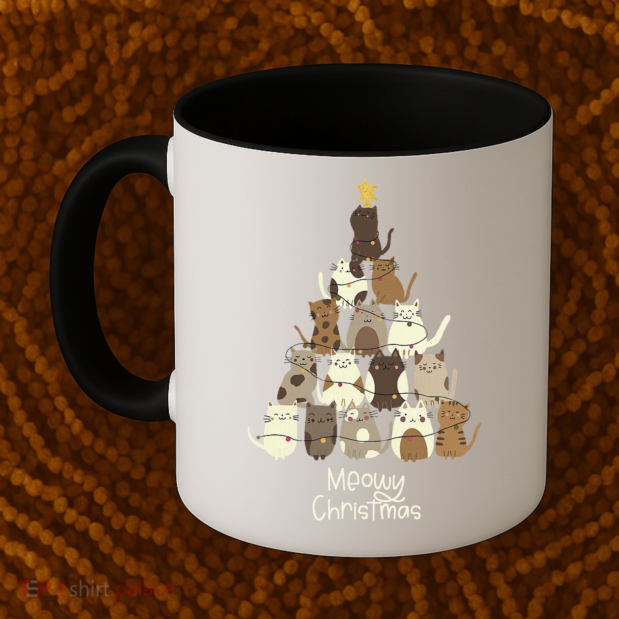 Meowy Christmas Cat Lover   Coffee Mug