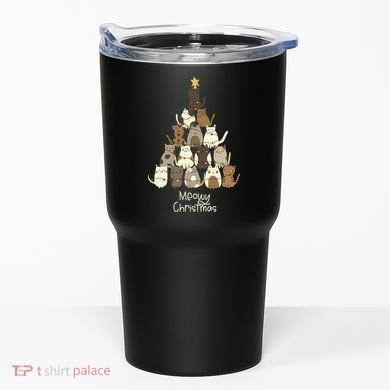 Meowy Christmas Cat Lover   Tumbler