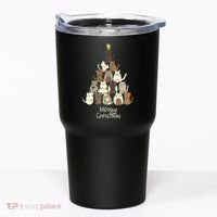 Meowy Christmas Cat Lover   Tumbler thumb 0