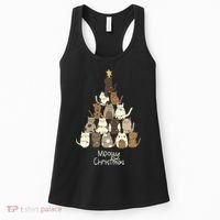 Meowy Christmas Cat Lover   Women's Tank Top thumb 0