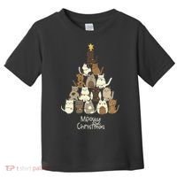 Meowy Christmas Cat Lover   Toddler T-Shirt thumb 0