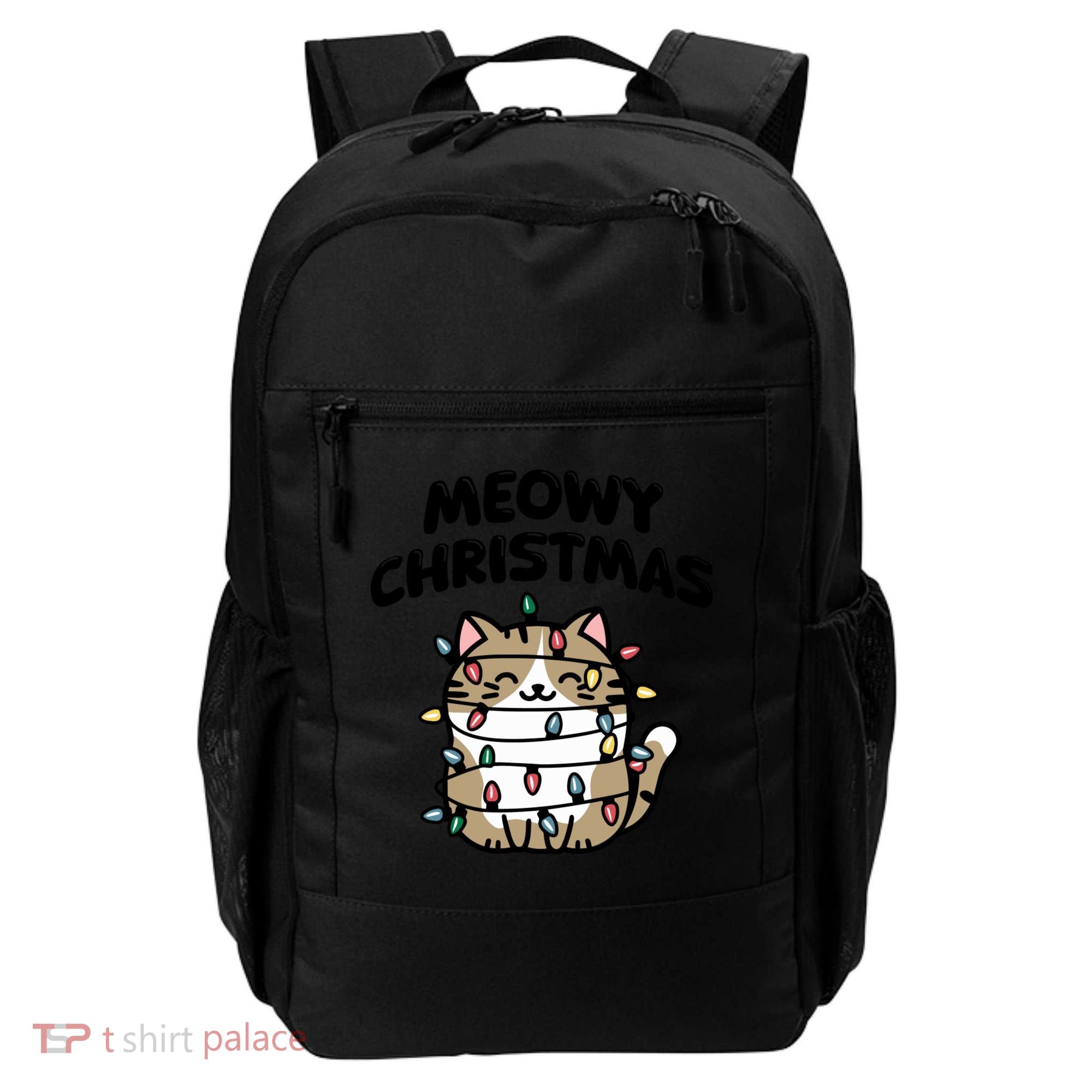 Meowy Christmas Christmas Cats Cat Lover Backpack