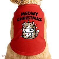 Meowy Christmas Christmas Cats Cat Lover Doggie Tank thumb 0