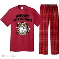 Meowy Christmas Christmas Cats Cat Lover Pajama Set thumb 0