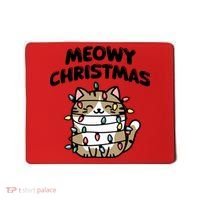Meowy Christmas Christmas Cats Cat Lover Mousepad thumb 0