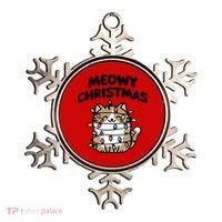 Meowy Christmas Christmas Cats Cat Lover Ornament thumb 0