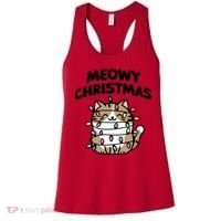 Meowy Christmas Christmas Cats Cat Lover Women's Tank Top thumb 0