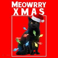 Meowy Christmas Cat With Lights And Santa Hat Women's Tank Top thumb 5