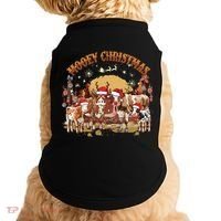 Mooey Christmas Cows Doggie Tank thumb 0