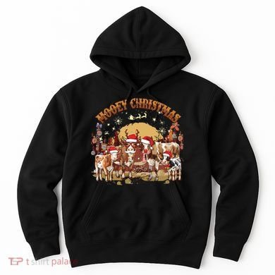 Mooey Christmas Cows Hoodie