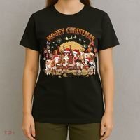 Mooey Christmas Cows T-Shirt thumb 4