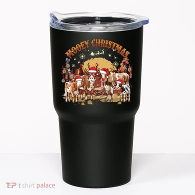 Mooey Christmas Cows Tumbler