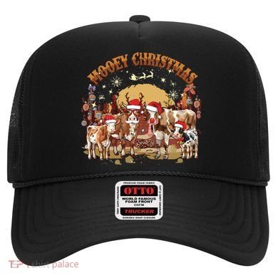 Mooey Christmas Cows Hat