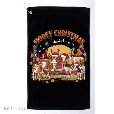 Mooey Christmas Cows Golf Towel