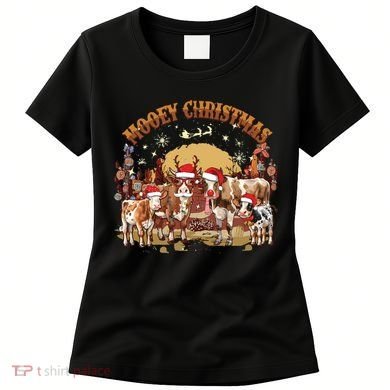 Mooey Christmas Cows Women's T-Shirt