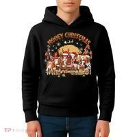 Mooey Christmas Cows Kids Hoodie thumb 4
