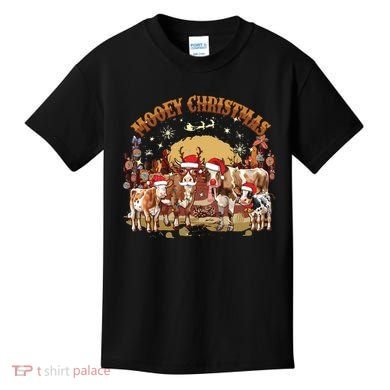 Mooey Christmas Cows Kids T-Shirt