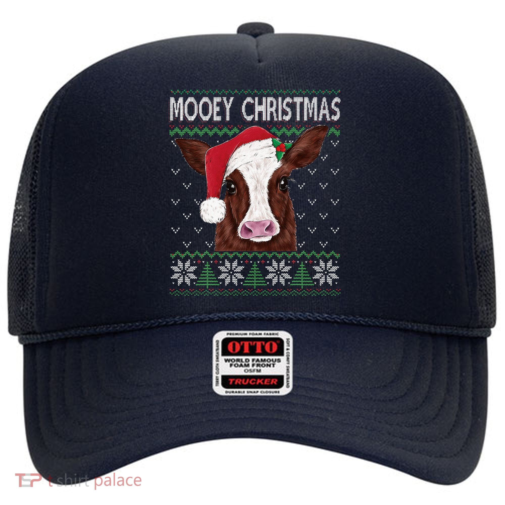 Mooey Christmas Cow Christmas Ugly Sweater Hat