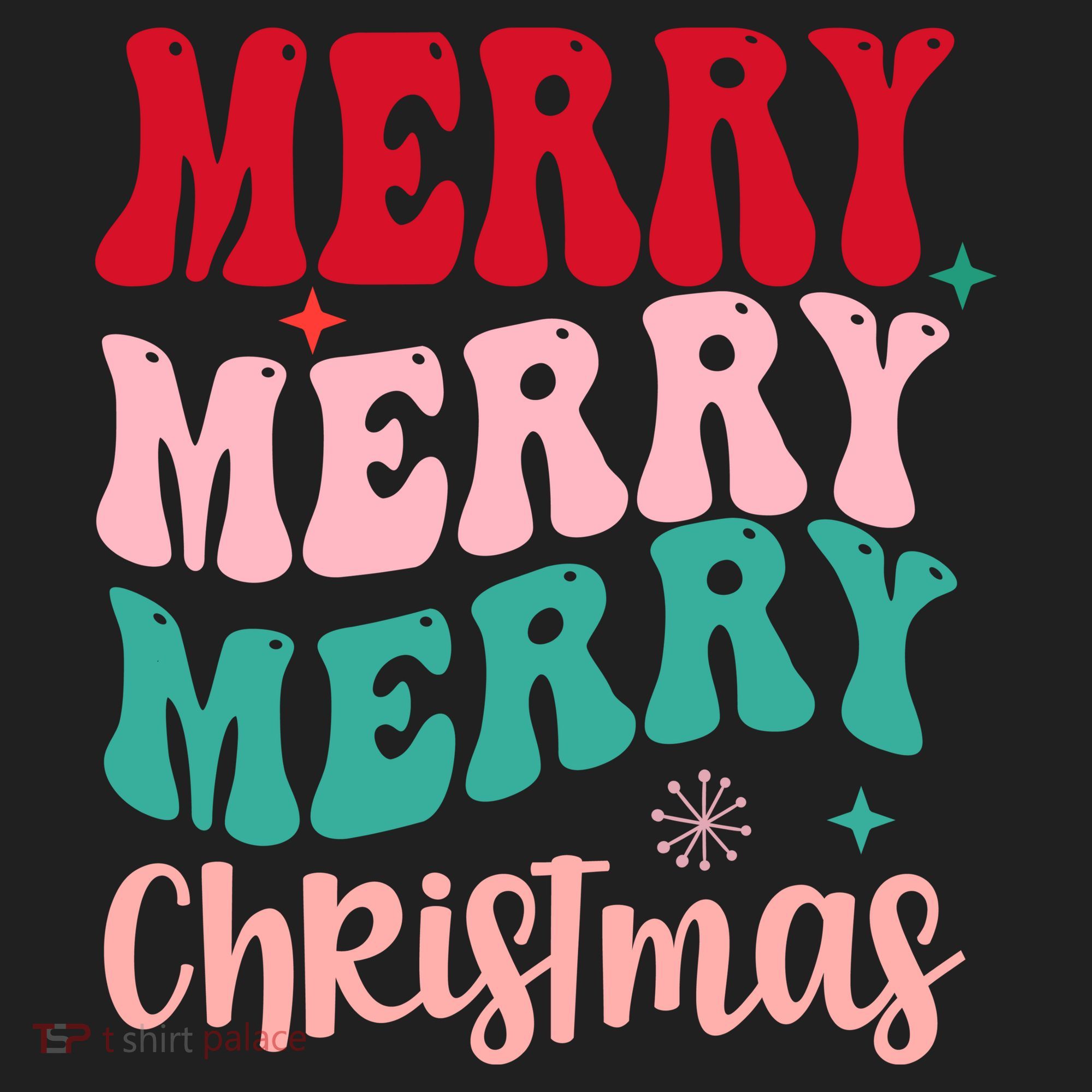Merry Christmas Cute Holiday Groovy Beanie
