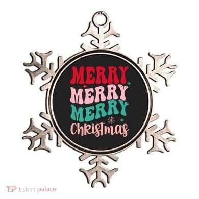 Merry Christmas Cute Holiday Groovy Ornament