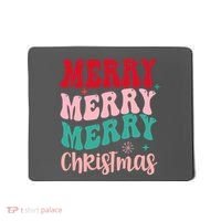 Merry Christmas Cute Holiday Groovy Mousepad thumb 0