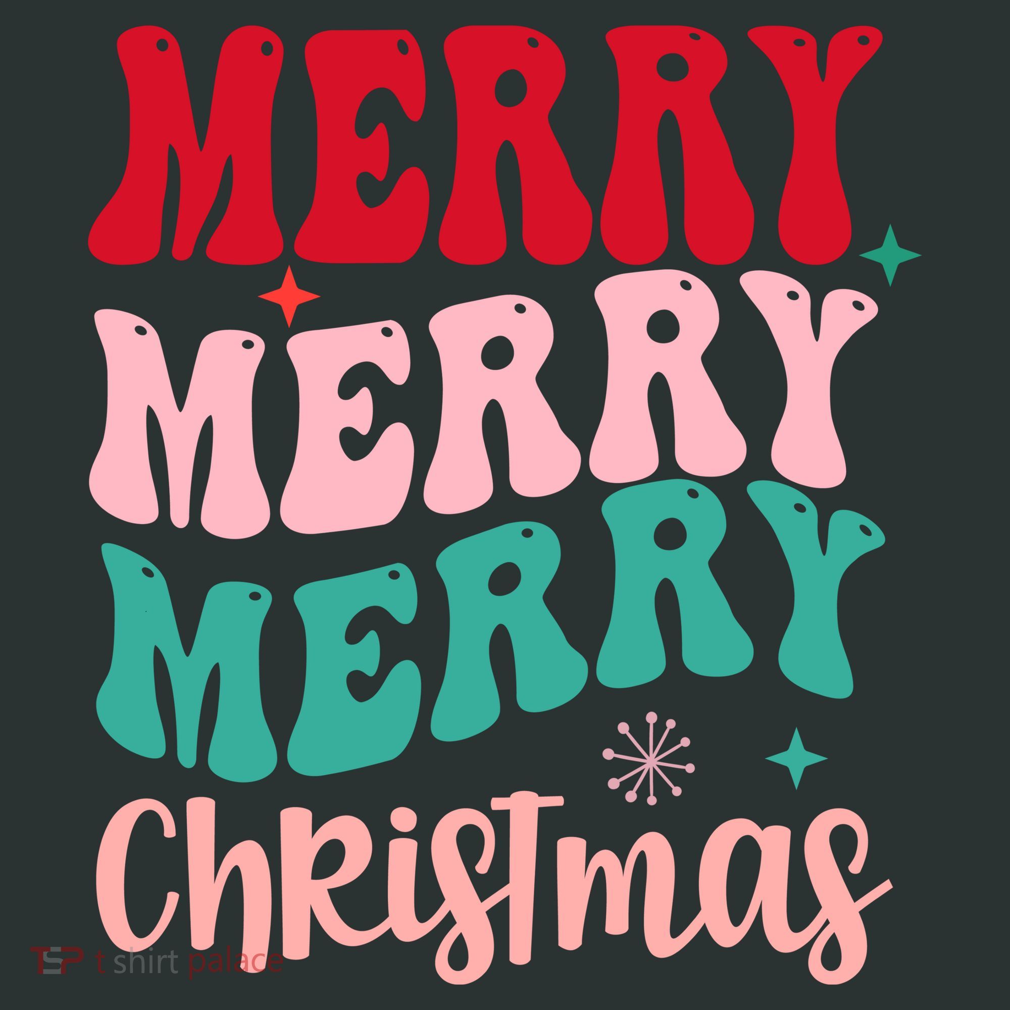 Merry Christmas Cute Holiday Groovy Kids Sweatshirt