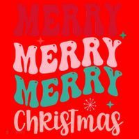 Merry Christmas Cute Holiday Groovy Santa Hat thumb 1