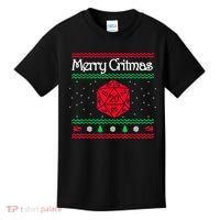 Merry Critmas Christmas D20 Rpg Board Game Role Play Kids T-Shirt thumb 0