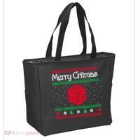Merry Critmas Christmas D20 Rpg Board Game Role Play Tote Bag thumb 2