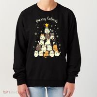 Merry Catmas Cute Cat Lover Christmas Women's Sweatshirt thumb 0