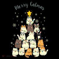 Merry Catmas Cute Cat Lover Christmas Coffee Mug thumb 5