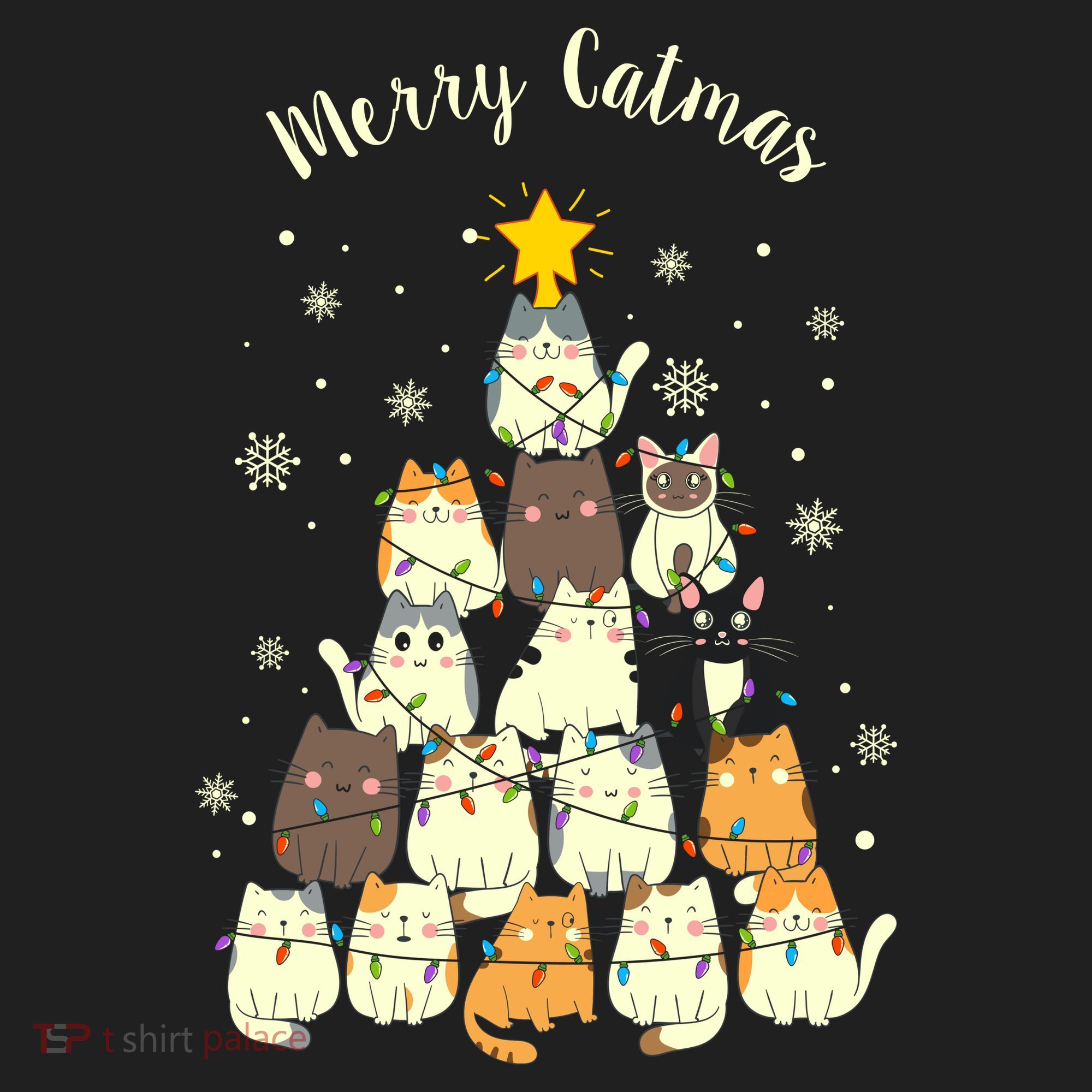 Merry Catmas Cute Cat Lover Christmas Beanie