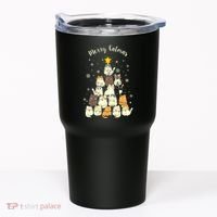 Merry Catmas Cute Cat Lover Christmas Tumbler thumb 0