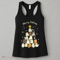 Merry Catmas Cute Cat Lover Christmas Women's Tank Top thumb 3
