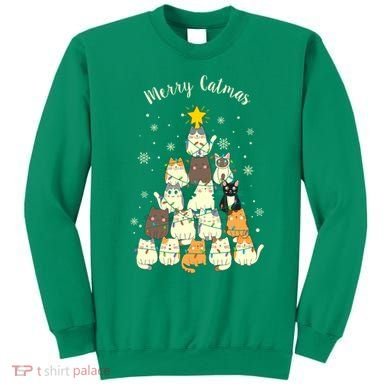 Merry Catmas Cute Cat Lover Christmas Sweatshirt