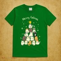 Merry Catmas Cute Cat Lover Christmas T-Shirt thumb 5