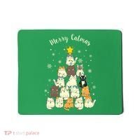 Merry Catmas Cute Cat Lover Christmas Mousepad thumb 0