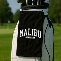 Malibu California CA College Golf Towel thumb 2