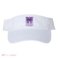 Military Child Coquette Bow Purple Up Camo Visor thumb 0
