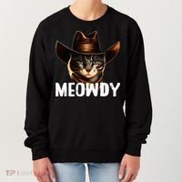 Meowdy Cat Cowboy Funny Cat Meme Women's Sweatshirt thumb 0