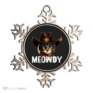 Meowdy Cat Cowboy Funny Cat Meme Ornament