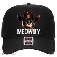 Meowdy Cat Cowboy Funny Cat Meme Hat thumb 0