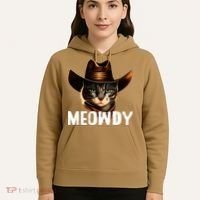 Meowdy Cat Cowboy Funny Cat Meme Hoodie thumb 5