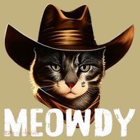 Meowdy Cat Cowboy Funny Cat Meme Sweatshirt thumb 2