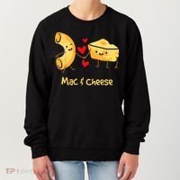 Mac & Cheese Couple Macaroni And Cheese Lover Foodie Women's Sweatshirt thumb 0