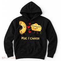 Mac & Cheese Couple Macaroni And Cheese Lover Foodie Hoodie thumb 0