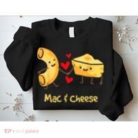 Mac & Cheese Couple Macaroni And Cheese Lover Foodie Sweatshirt thumb 2
